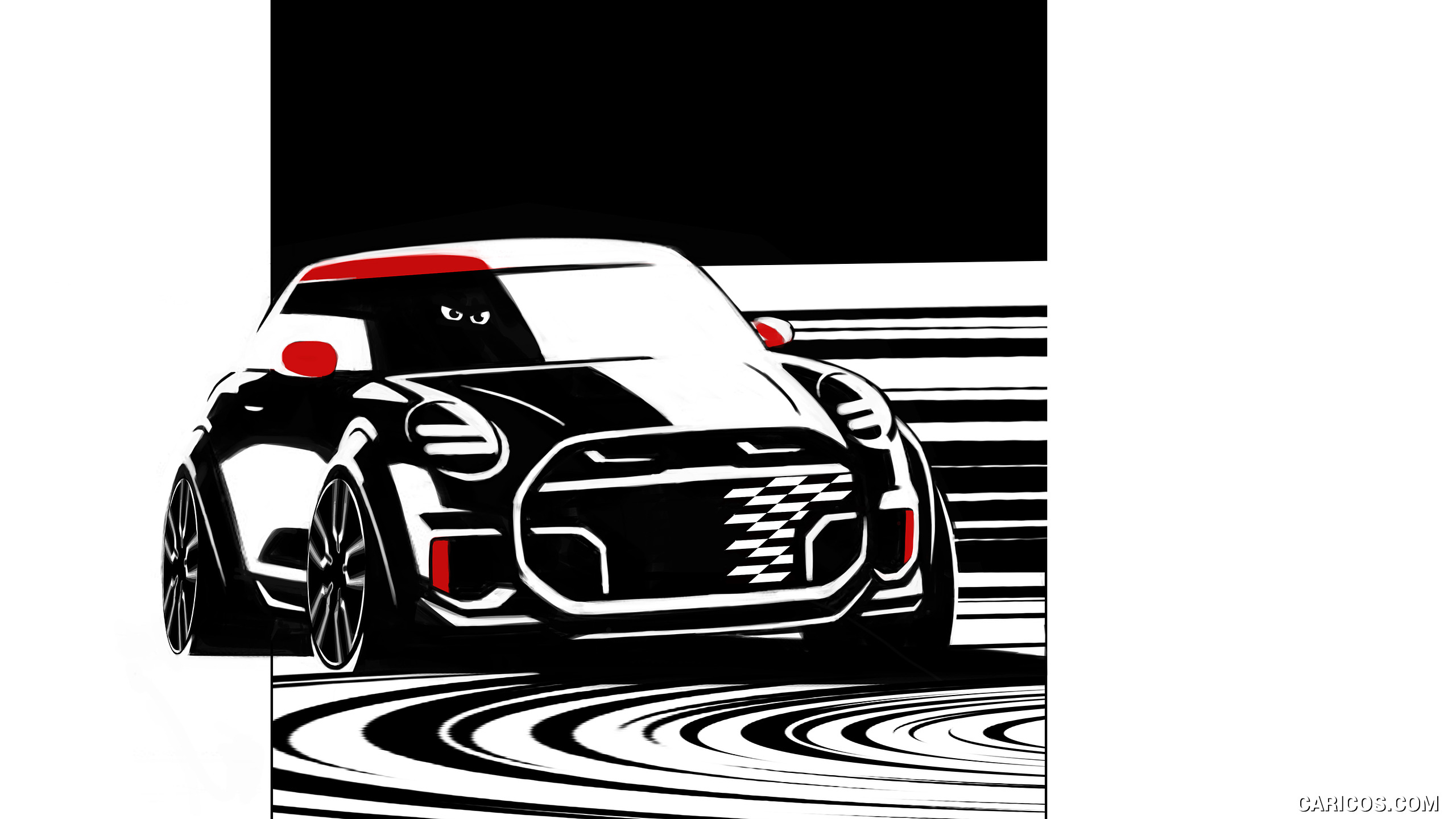 2025 Mini John Cooper Works - Design Sketch, #71 of 72