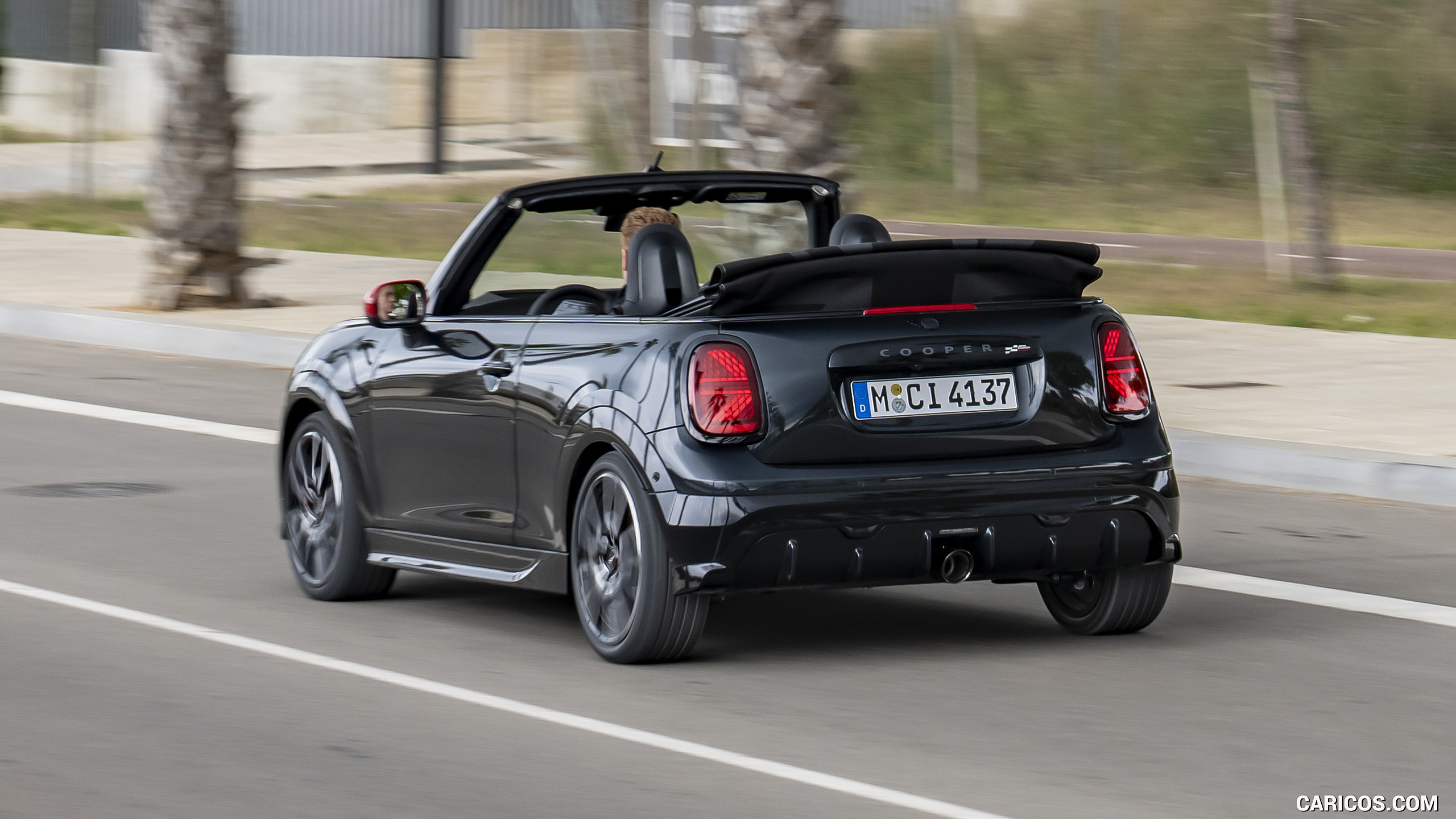 2025 Mini John Cooper Works Convertible - Rear Three-Quarter, #3 of 72