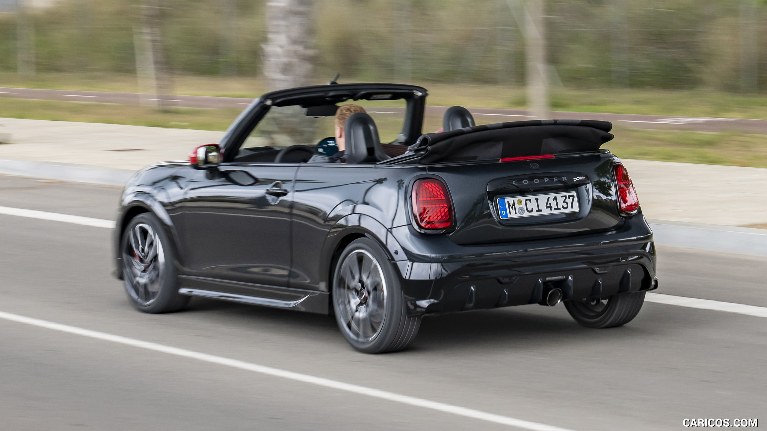 2025 Mini John Cooper Works Convertible - Rear Three-Quarter, #4 of 72