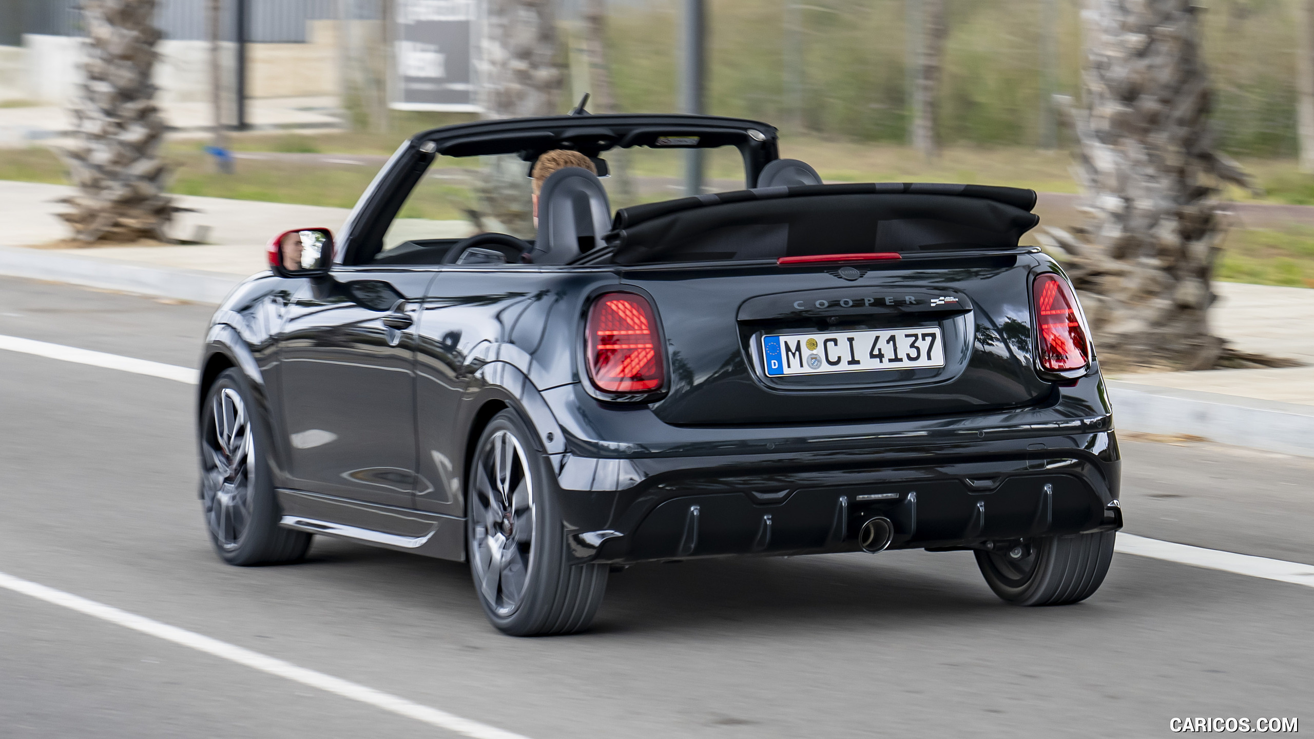 2025 Mini John Cooper Works Convertible - Rear Three-Quarter, #5 of 72