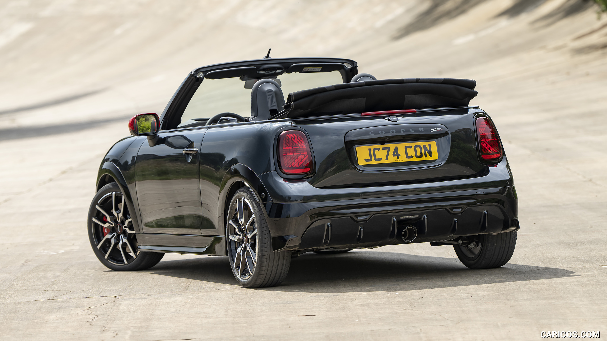 2025 Mini John Cooper Works Convertible - Rear Three-Quarter, #33 of 72