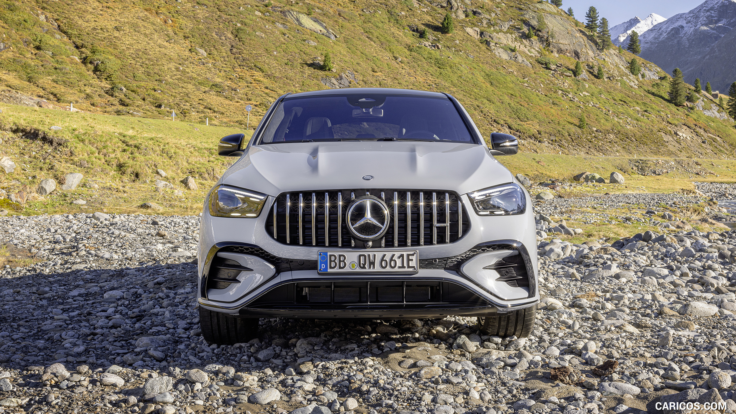 2026 Mercedes-AMG GLE 53 HYBRID 4MATIC+ Coupe (Color: Alpine Grey) - Front, #15 of 25