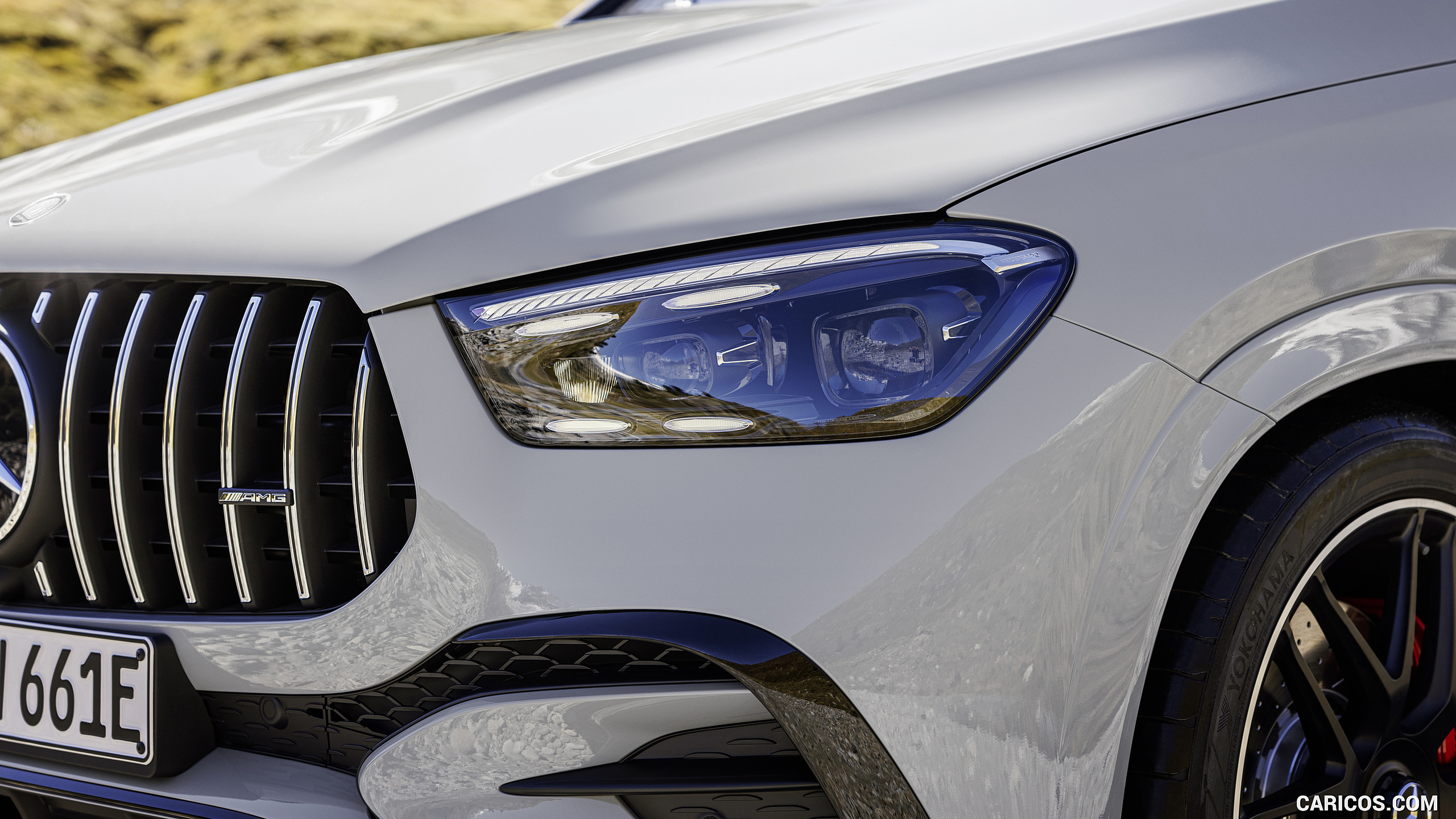 2026 Mercedes-AMG GLE 53 HYBRID 4MATIC+ Coupe (Color: Alpine Grey) - Headlight, #17 of 25