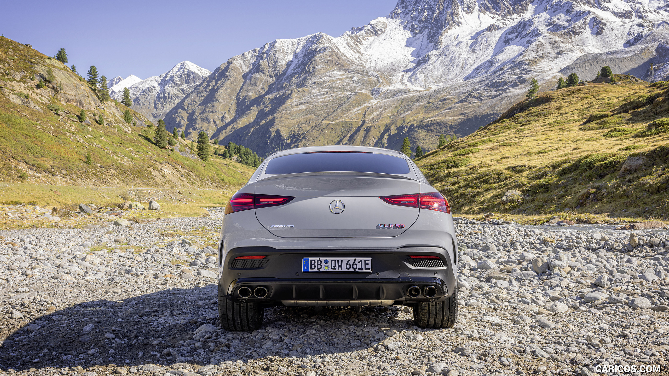 2026 Mercedes-AMG GLE 53 HYBRID 4MATIC+ Coupe (Color: Alpine Grey) - Rear, #13 of 25