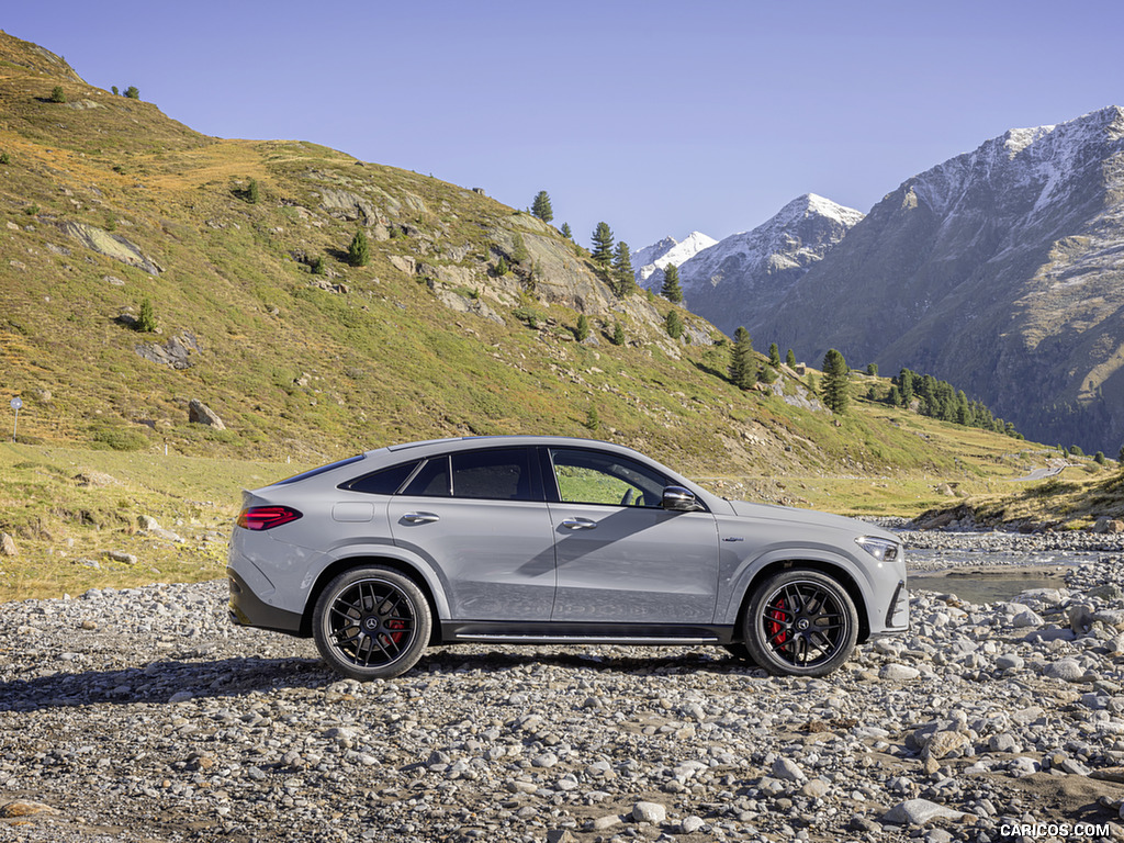 2026 Mercedes-AMG GLE 53 HYBRID 4MATIC+ Coupe (Color: Alpine Grey) - Side