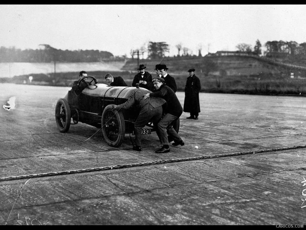 Blitzen-Benz 200-PS (1909) Record runs on the Brooklands circuit, 8 November 1909 - 