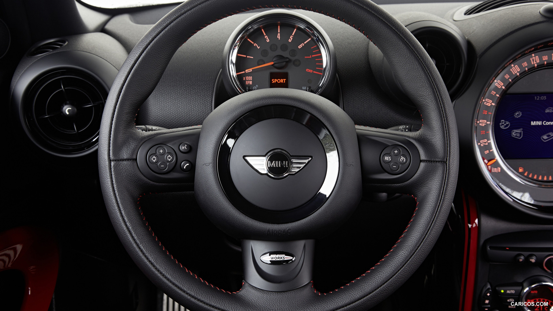 MINI Paceman John Cooper Works (2014)  - Interior Steering Wheel, #187 of 214