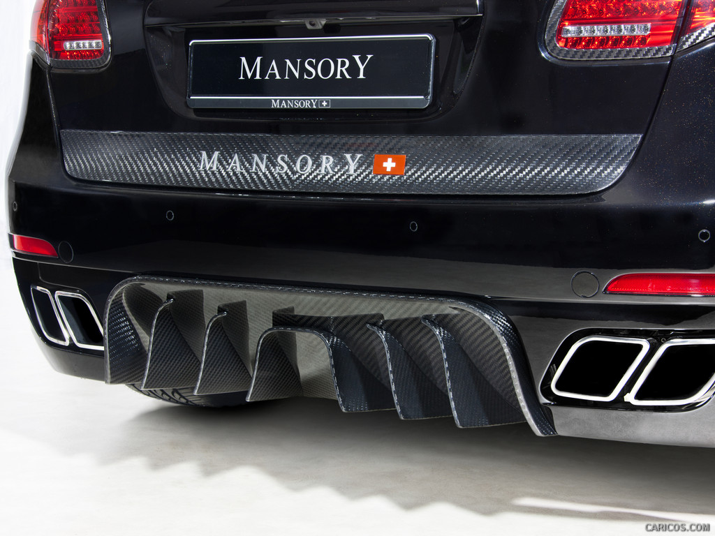 Mansory Porsche Cayenne (2012) Carbon Diffuser - 