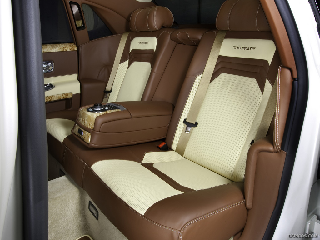 Mansory Rolls-Royce Ghost White - Interior Rear Seats