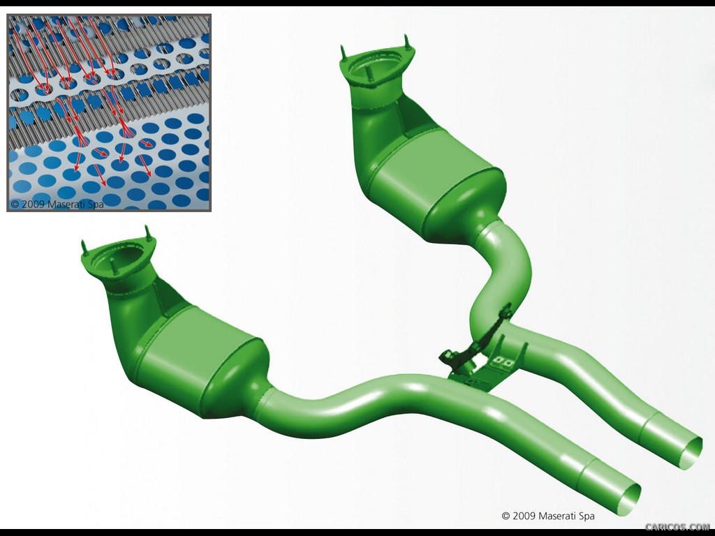 Maserati GranTurismo S Automatic (2010)  - Technical Drawing