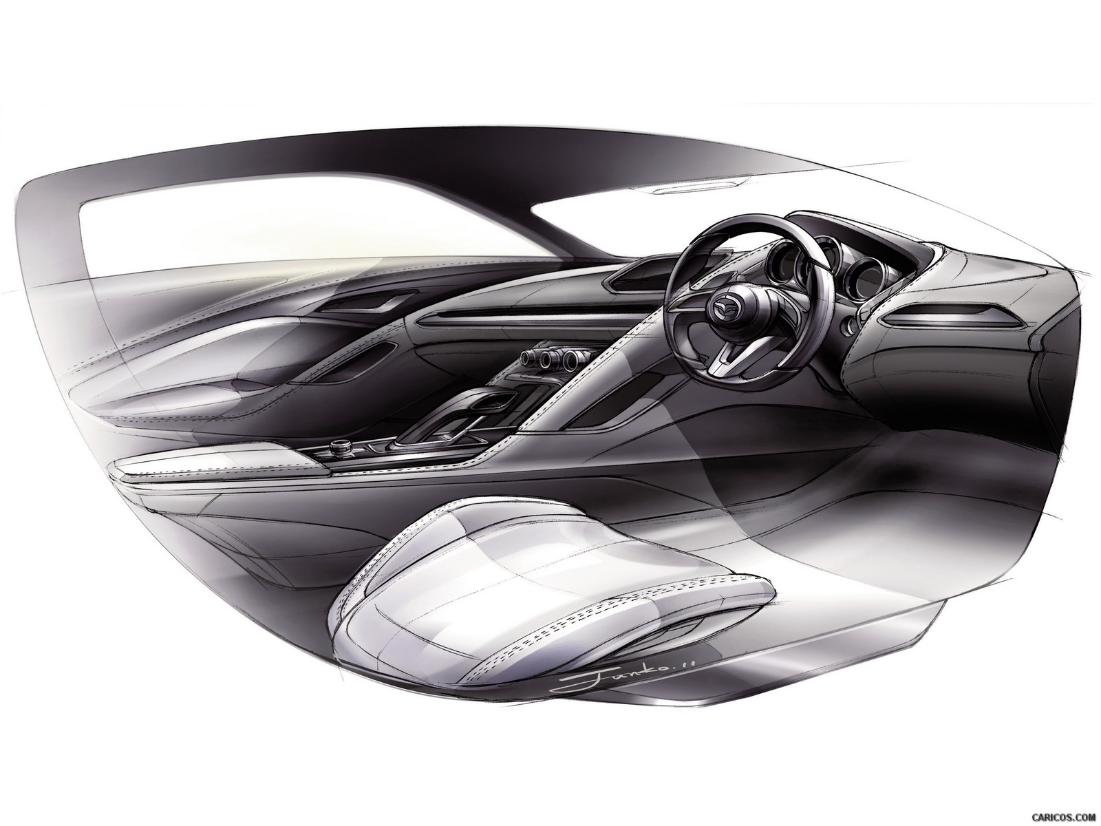 Mazda Takeri Concept  - Design Sketch, #84 of 109