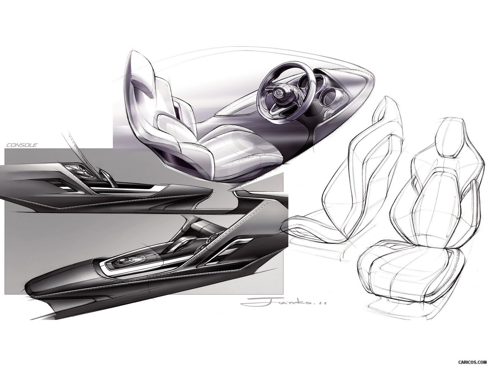 Mazda Takeri Concept  - Design Sketch, #85 of 109