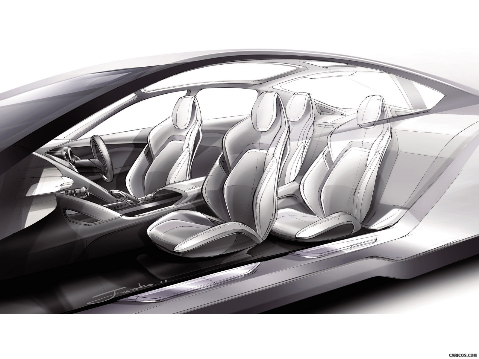 Mazda Takeri Concept  - Design Sketch, #86 of 109