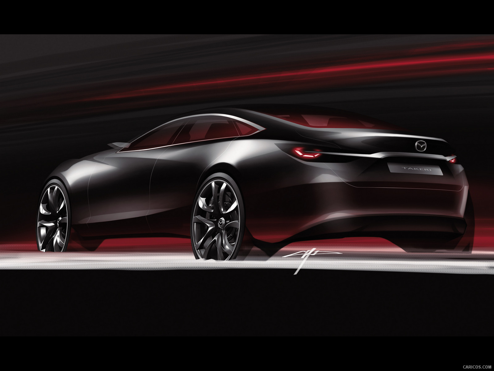 Mazda Takeri Concept  - Design Sketch, #90 of 109