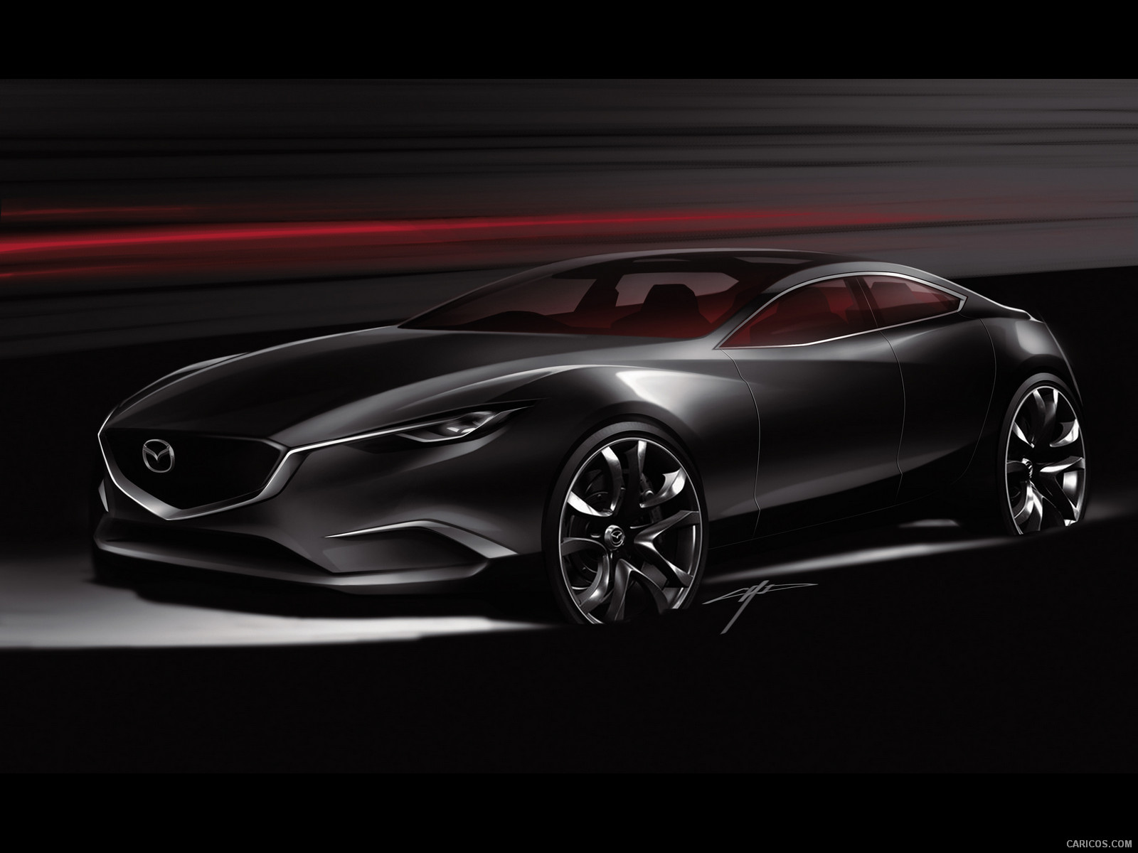 Mazda Takeri Concept  - Design Sketch, #91 of 109