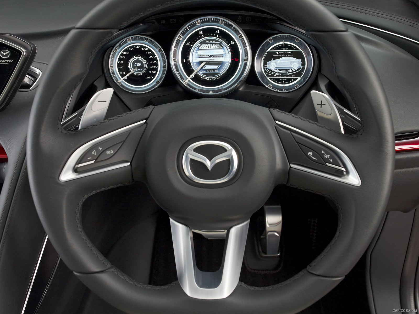 Mazda Takeri Concept  - Interior Steering Wheel, #65 of 109