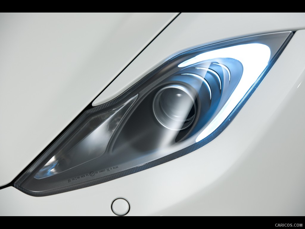 McLaren MP4-12C (2011) white - Headlight