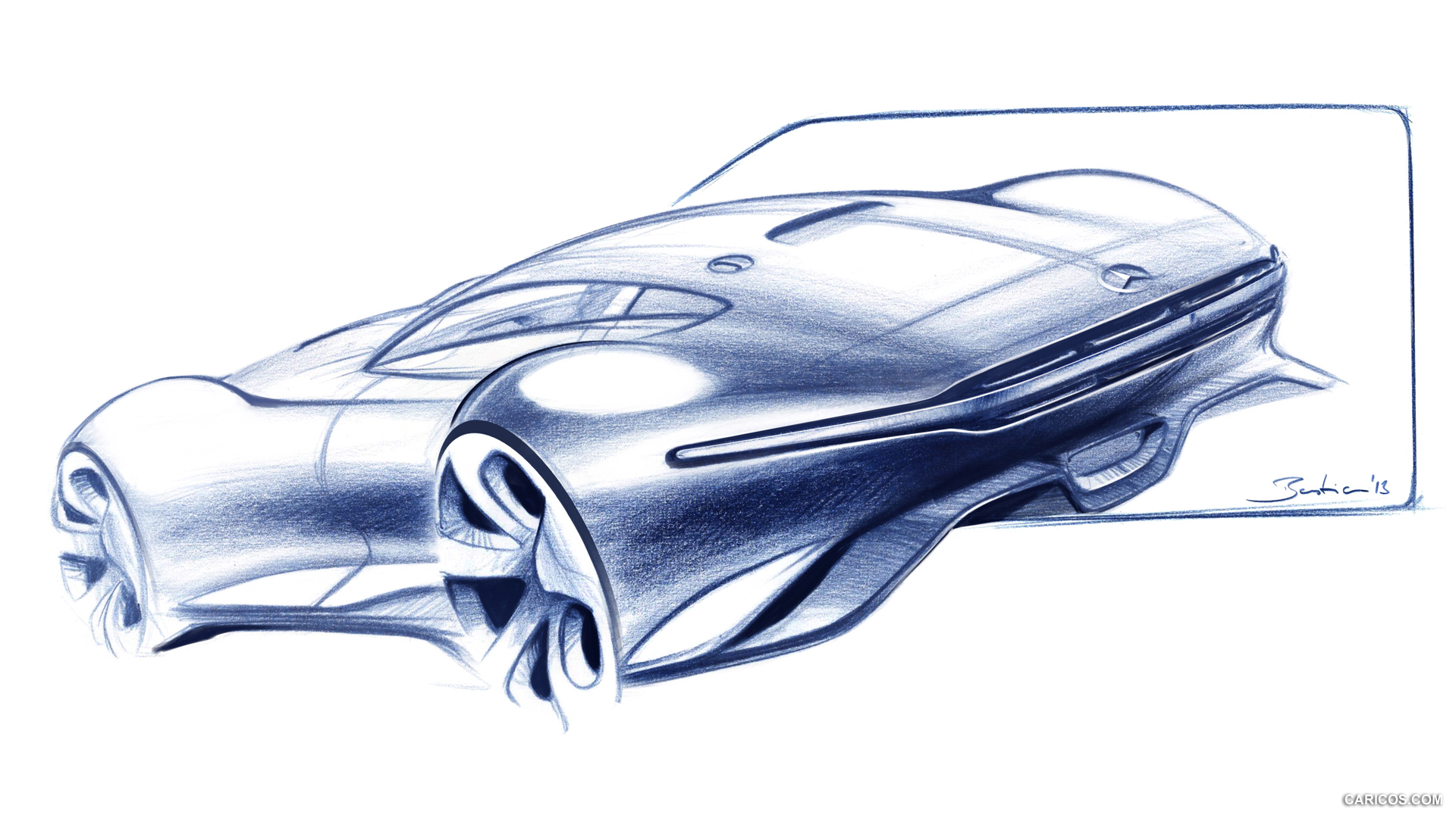 Mercedes-Benz AMG Vision Gran Turismo Concept (2013)  - Design Sketch, #25 of 25