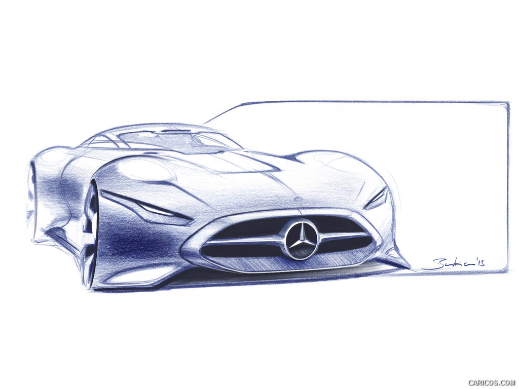 Mercedes-Benz AMG Vision Gran Turismo Concept (2013)  - Design Sketch