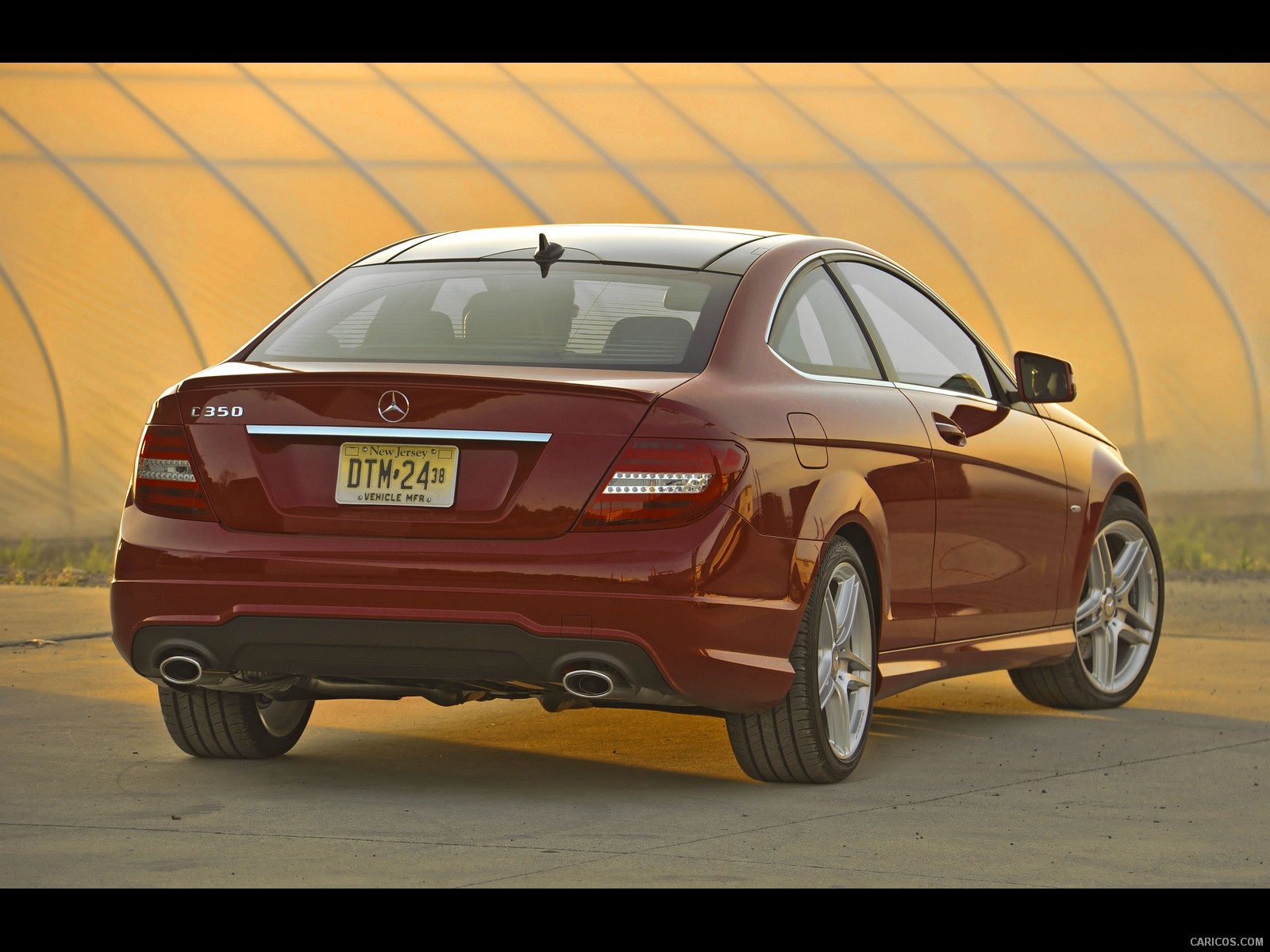 Mercedes-Benz C-Class Coupe (2012) C350  - Rear , #54 of 79
