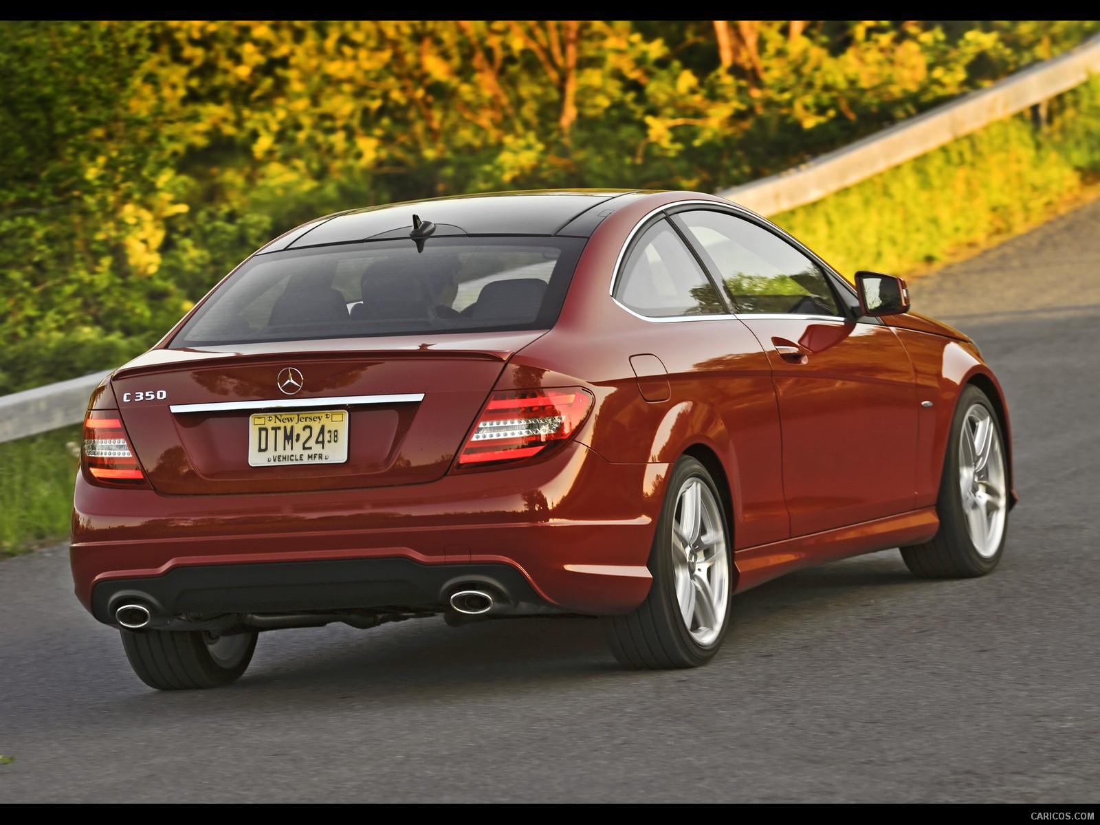 Mercedes-Benz C-Class Coupe (2012) C350  - Rear , #61 of 79
