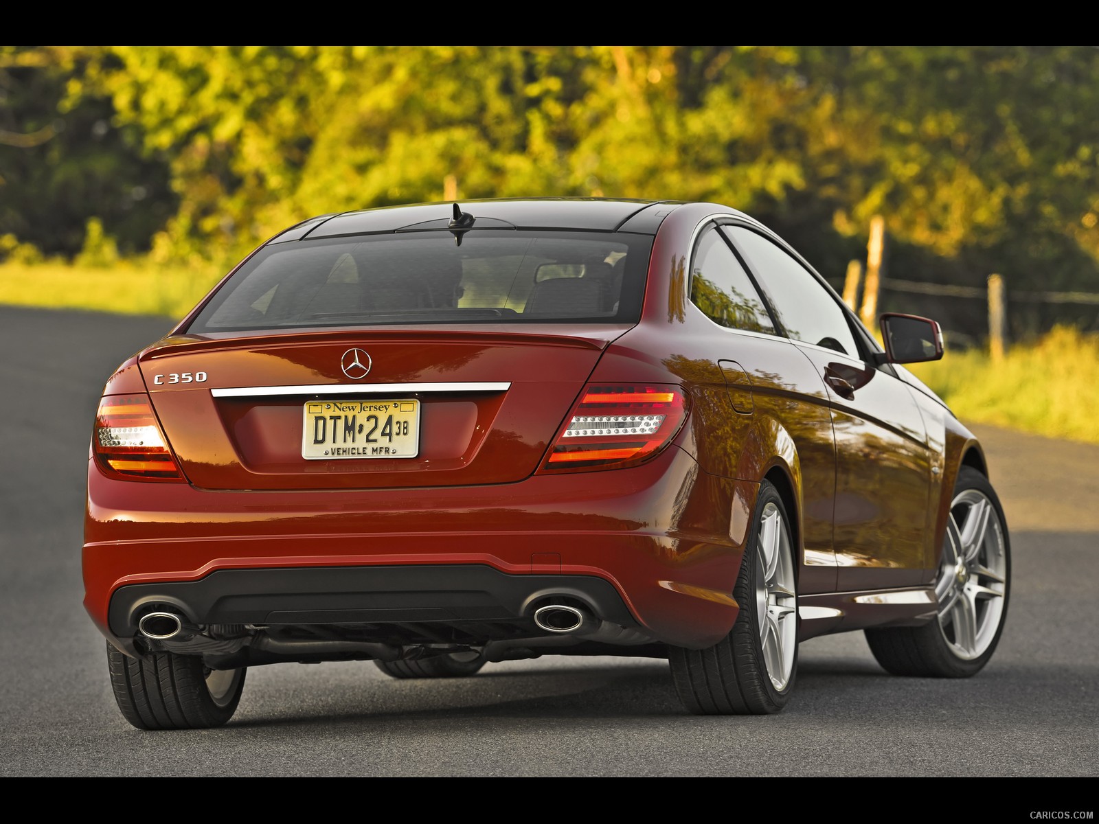 Mercedes-Benz C-Class Coupe (2012) C350  - Rear , #62 of 79
