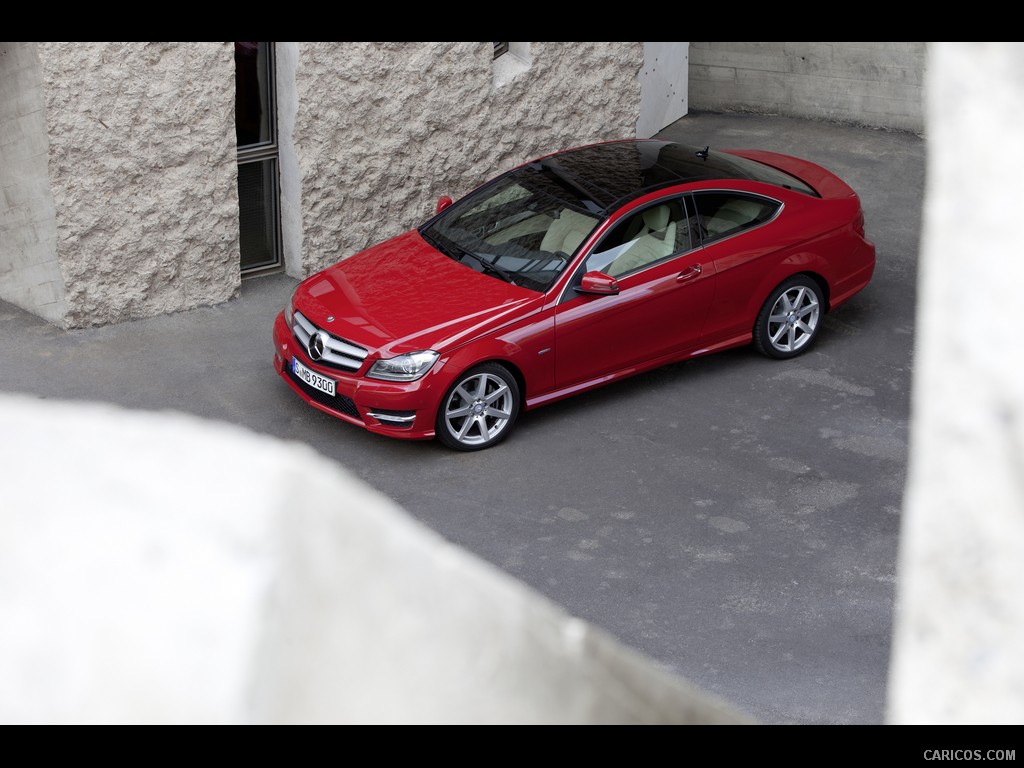 Mercedes-Benz C-Class Coupe (2012)  - Top