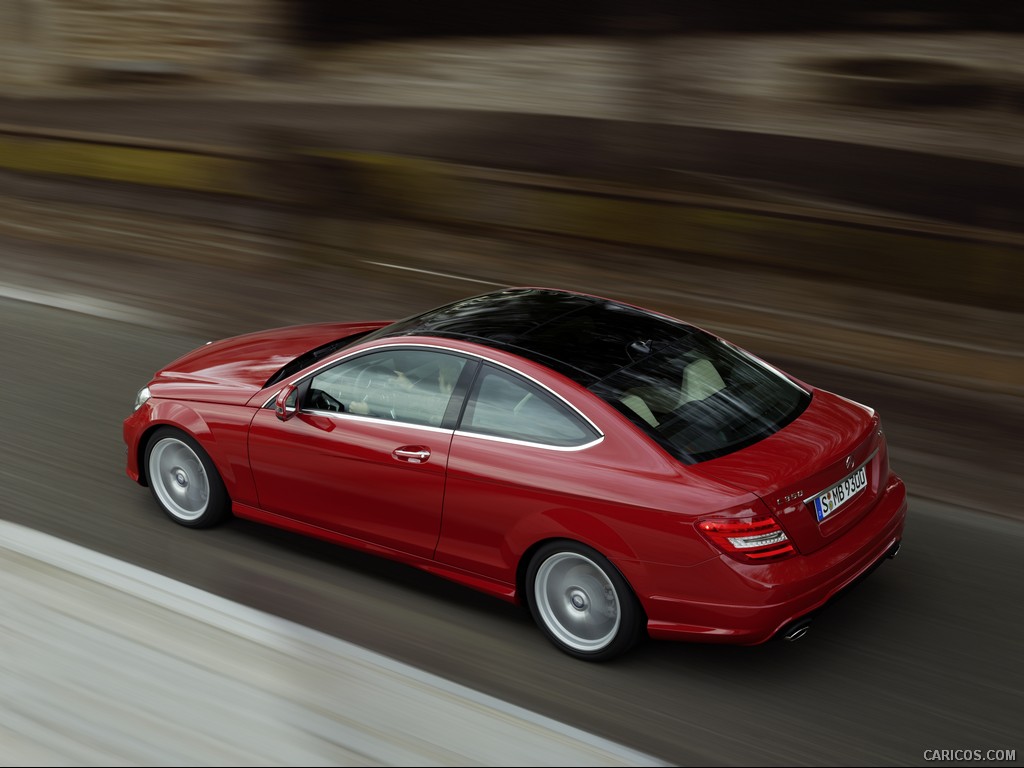 Mercedes-Benz C-Class Coupe (2012)  - Top