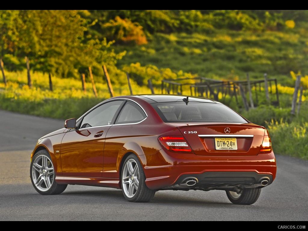 Mercedes-Benz C-Class Coupe (2012) C350  - Rear 