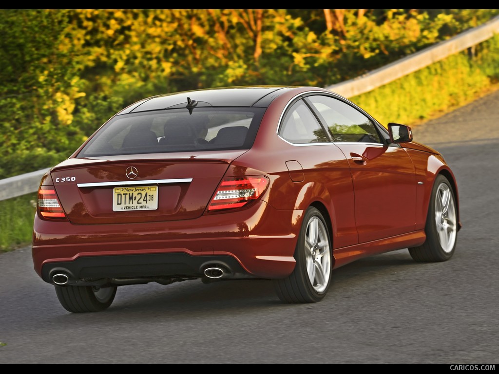 Mercedes-Benz C-Class Coupe (2012) C350  - Rear 