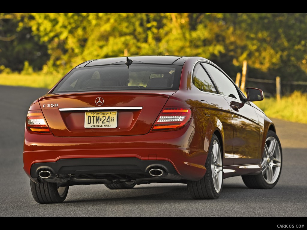 Mercedes-Benz C-Class Coupe (2012) C350  - Rear 