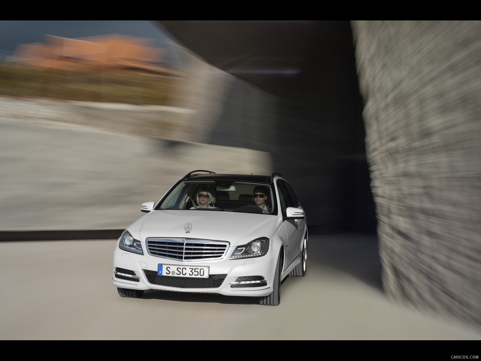 Mercedes-Benz C-Class Estate (2012)  - Front Angle , #6 of 36