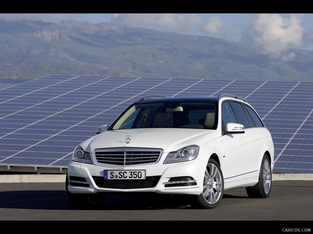 Mercedes-Benz C-Class Estate (2012)  - Front Angle 