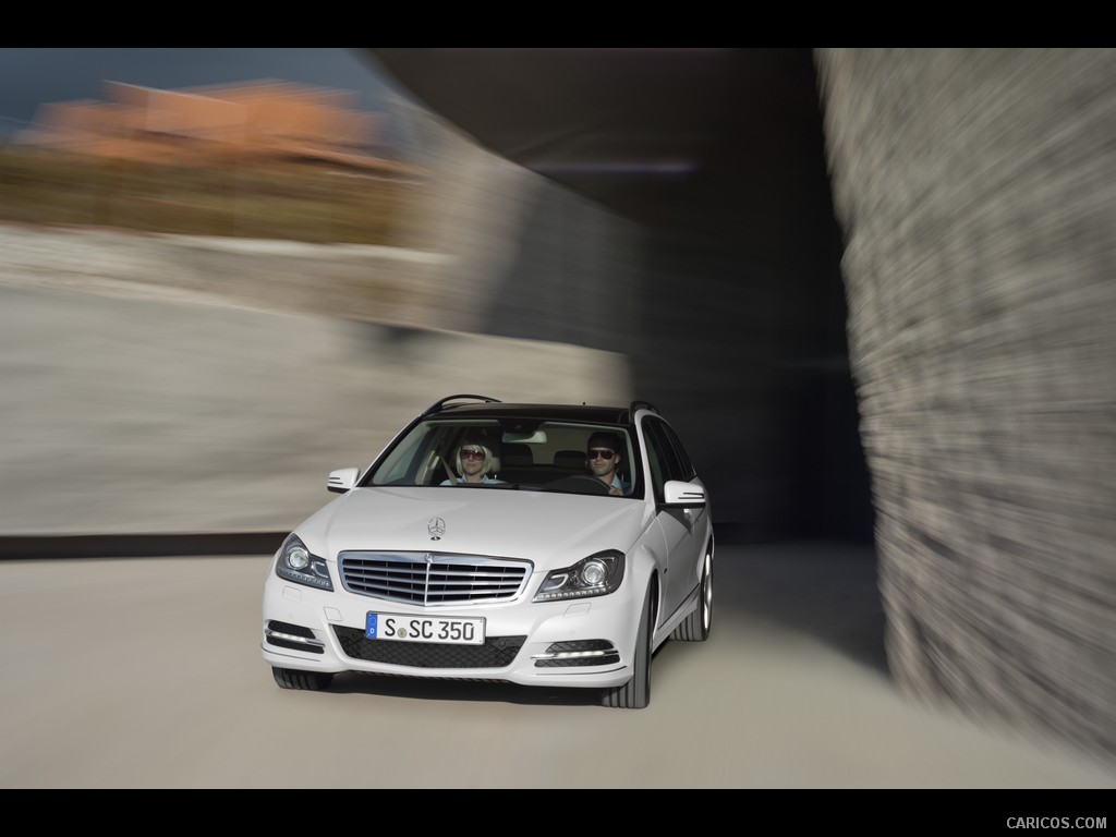 Mercedes-Benz C-Class Estate (2012)  - Front Angle 