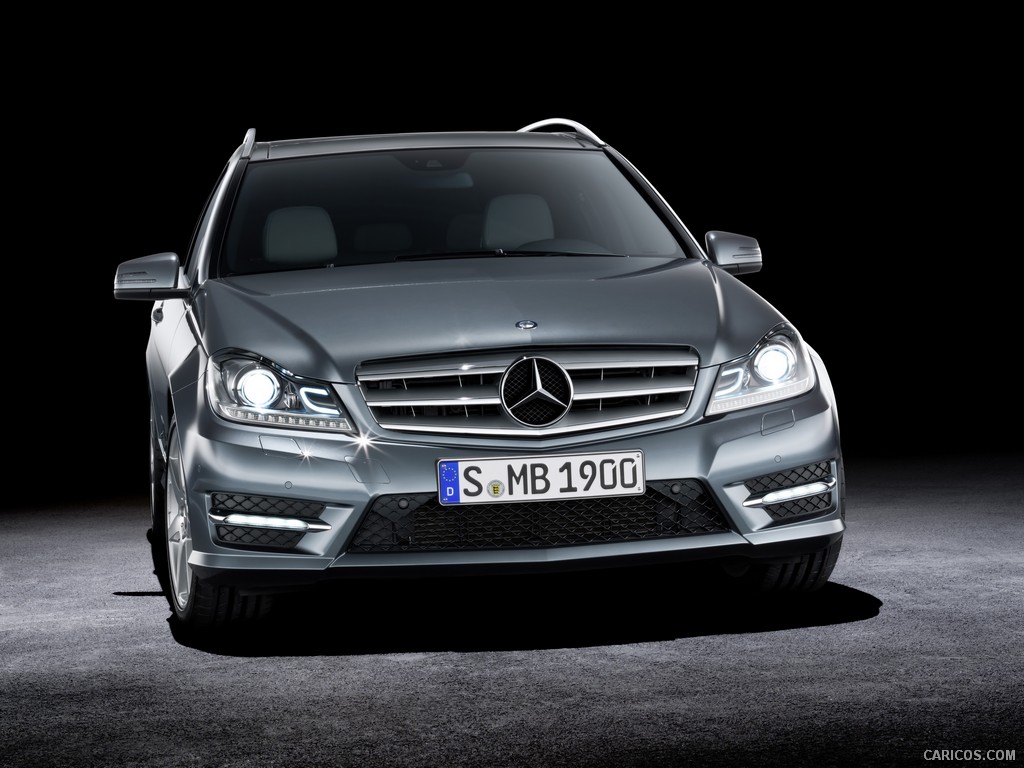 Mercedes-Benz C-Class Estate (2012)  - Front Angle 