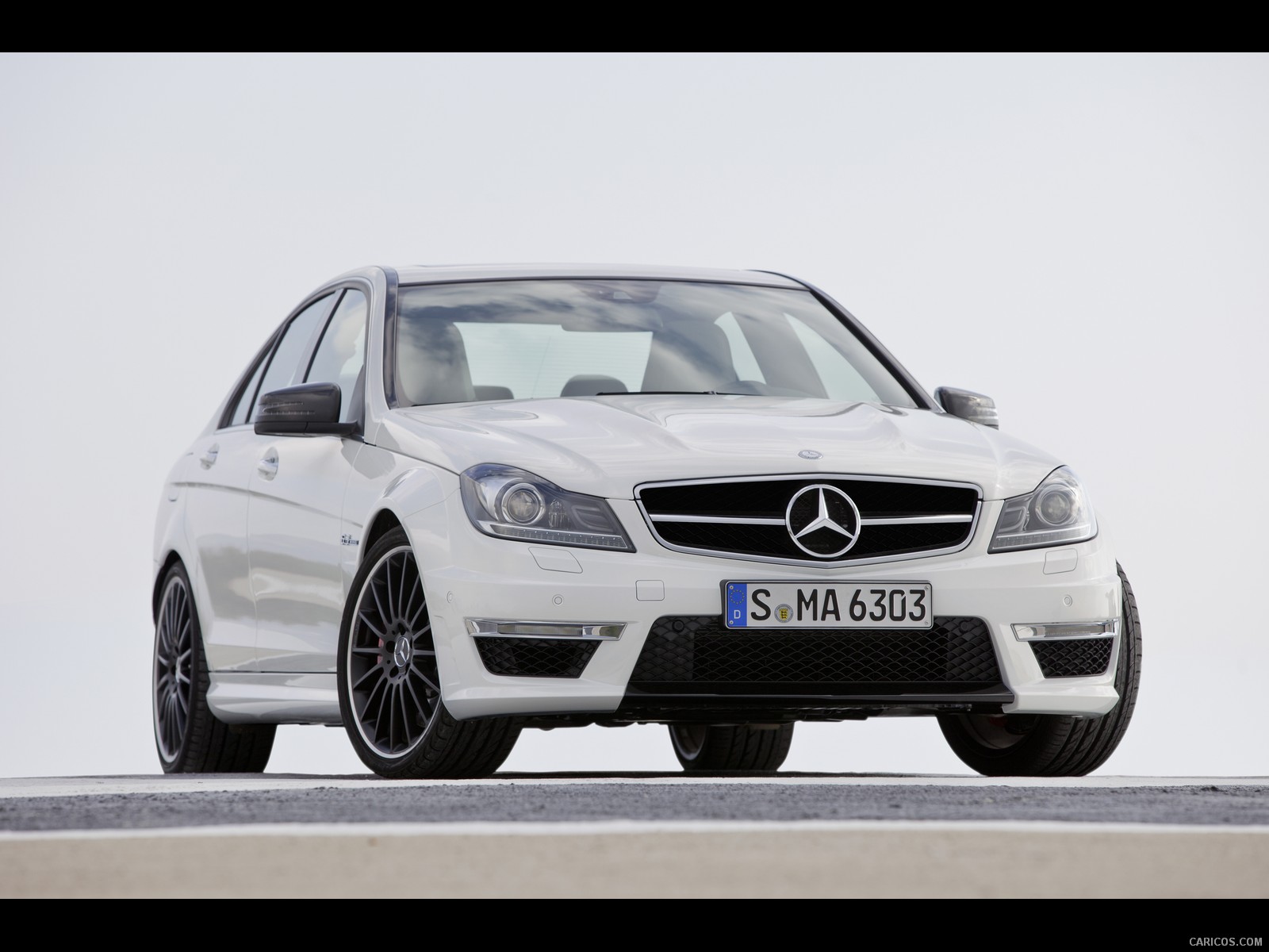 Mercedes-Benz C63 AMG (2012)  - Front Angle , #6 of 22