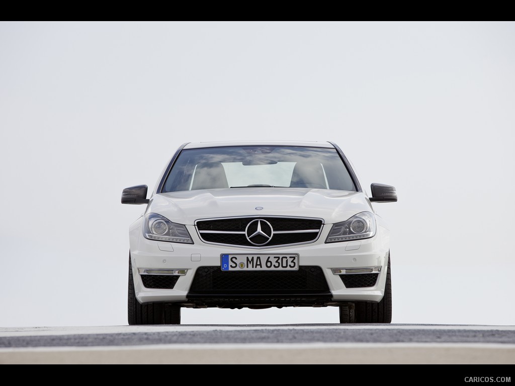 Mercedes-Benz C63 AMG (2012)  - Front Angle 