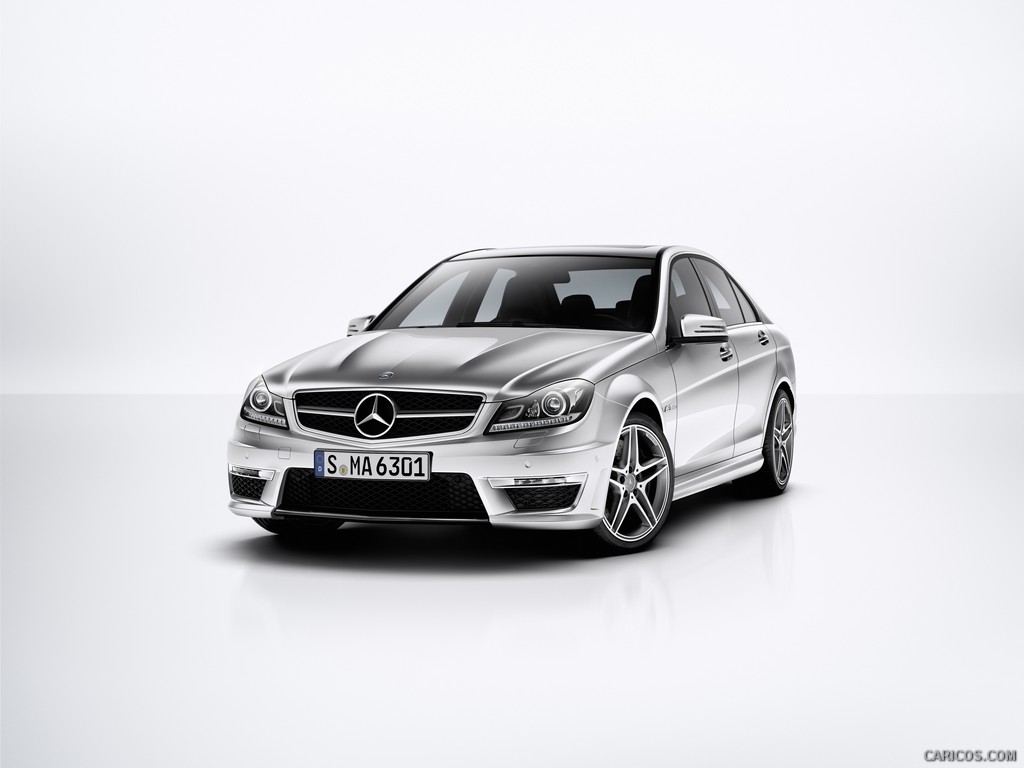 Mercedes-Benz C63 AMG (2012)  - Front Angle 