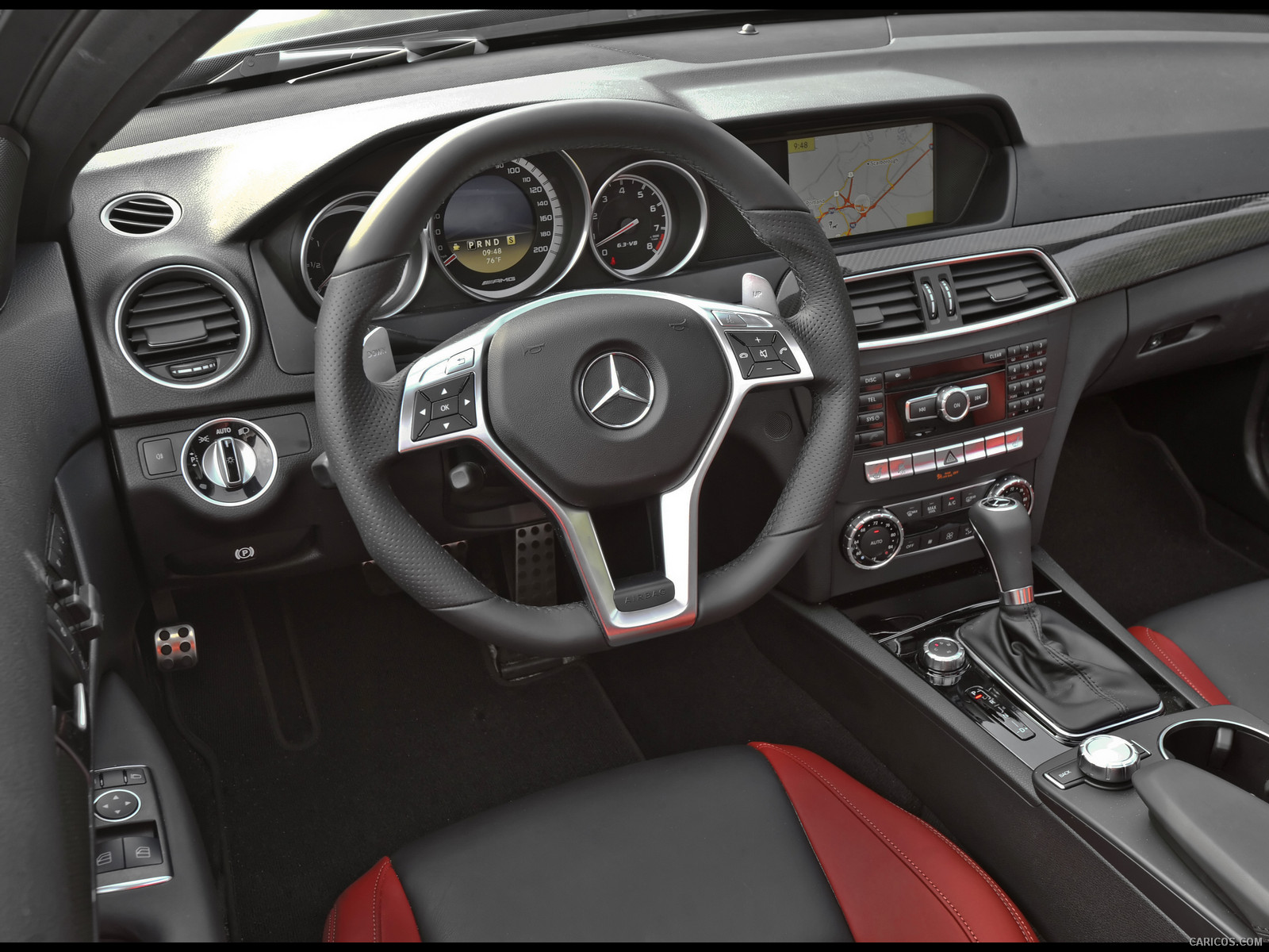 Mercedes-Benz C63 AMG Coupe (2012)  - Interior, #25 of 64