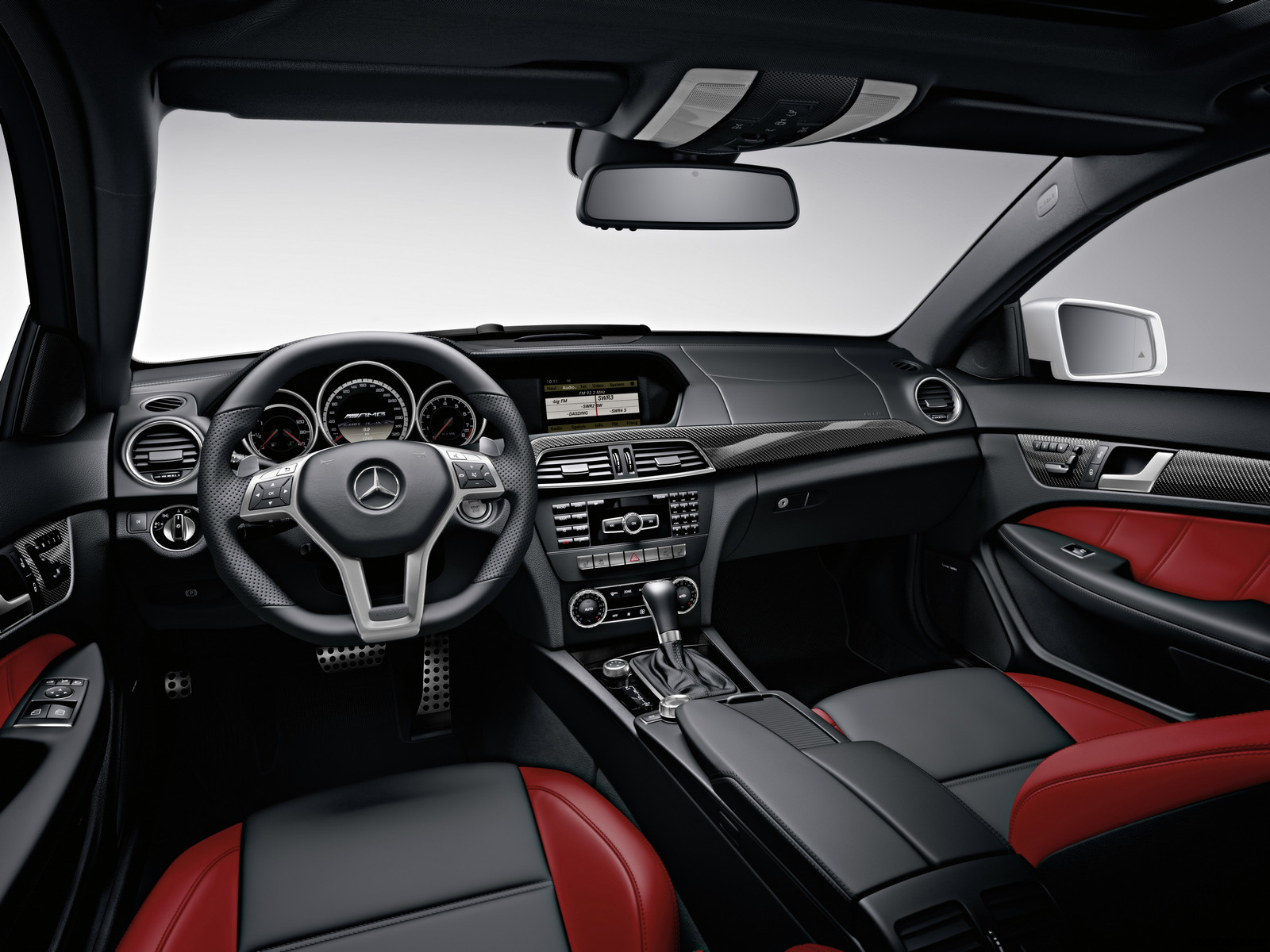 Mercedes-Benz C63 AMG Coupe (2012)  - Interior, #55 of 64