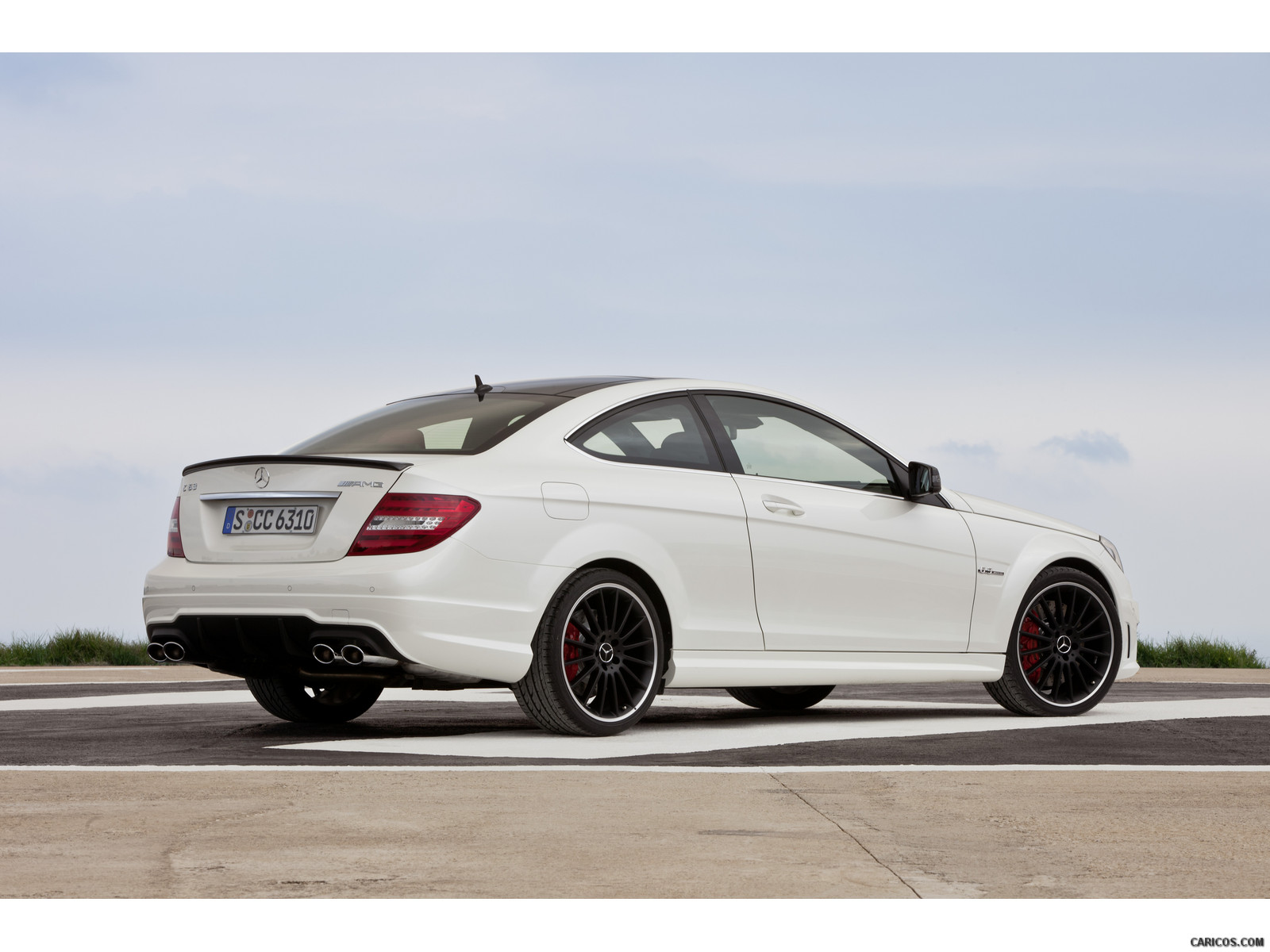 Mercedes-Benz C63 AMG Coupe (2012)  - Rear, #33 of 64