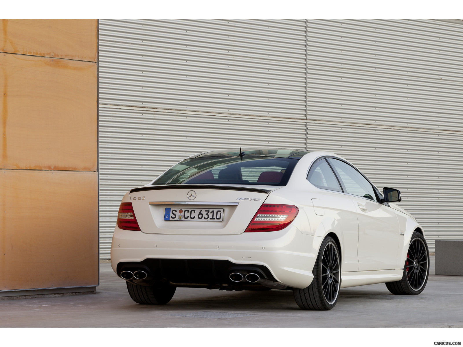 Mercedes-Benz C63 AMG Coupe (2012)  - Rear, #39 of 64