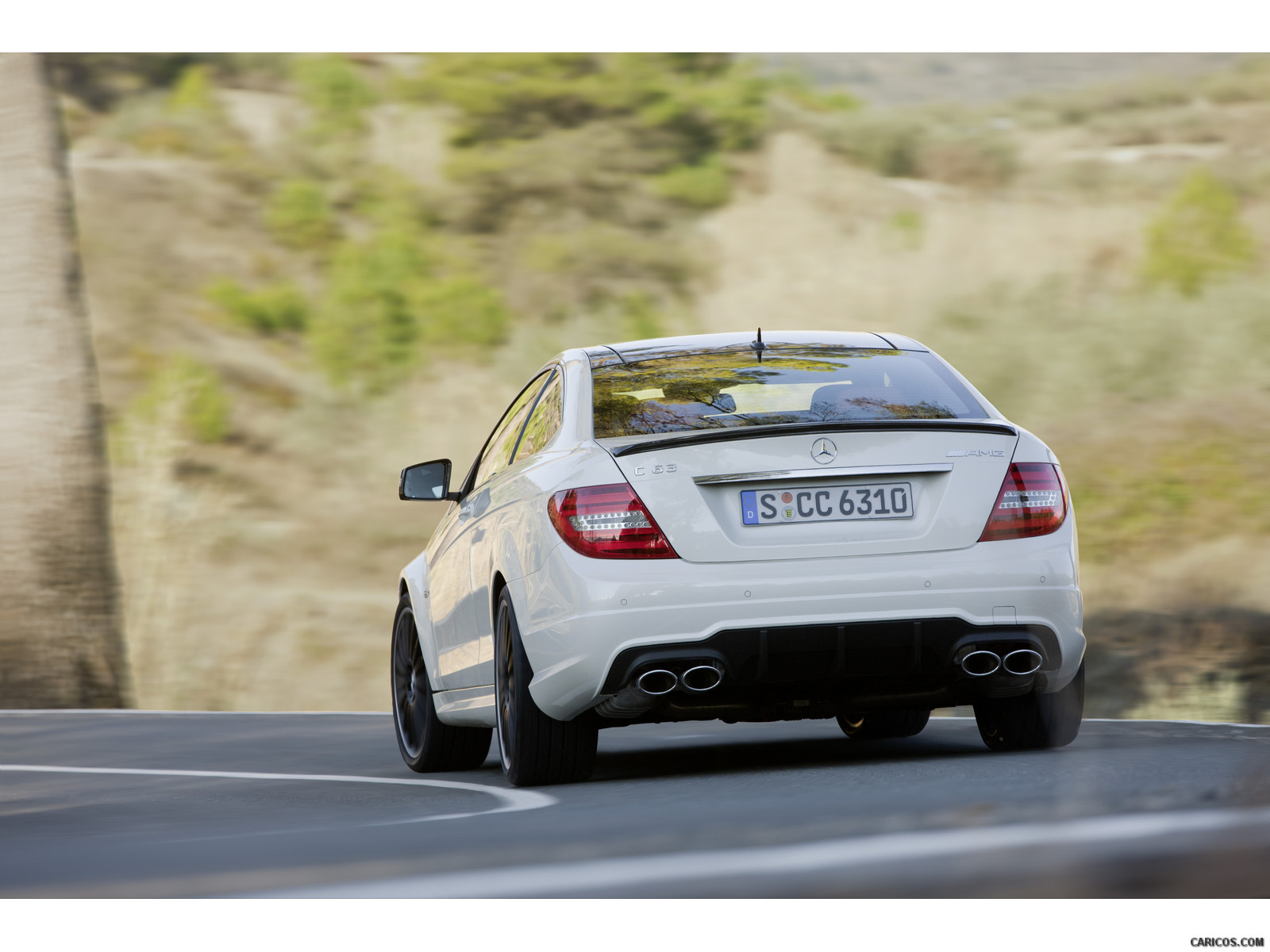 Mercedes-Benz C63 AMG Coupe (2012)  - Rear, #54 of 64