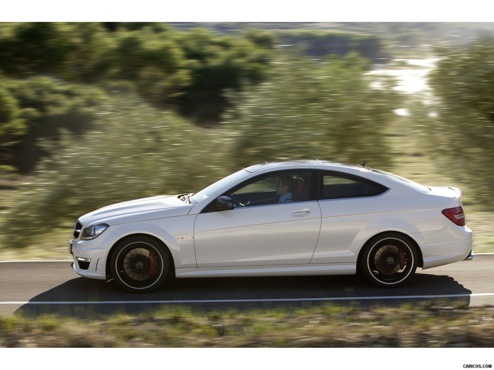 Mercedes-Benz C63 AMG Coupe (2012)  - Side, #50 of 64