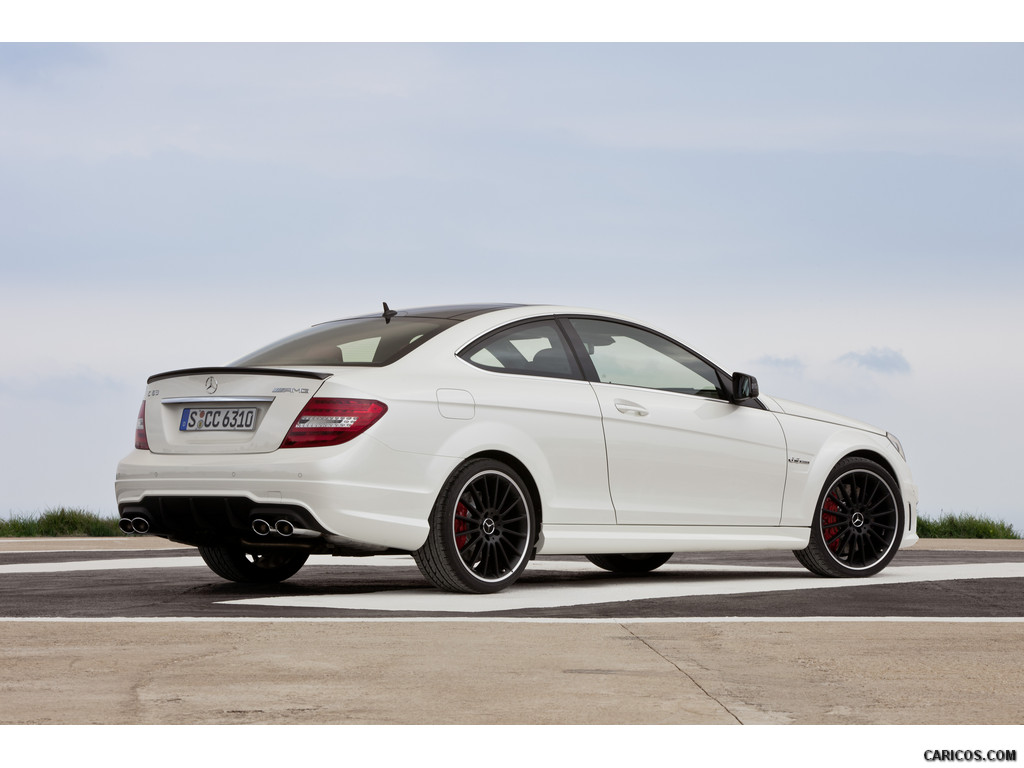 Mercedes-Benz C63 AMG Coupe (2012)  - Rear