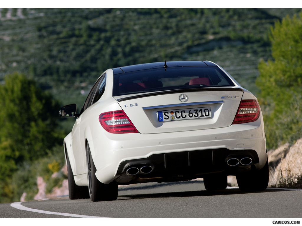 Mercedes-Benz C63 AMG Coupe (2012)  - Rear