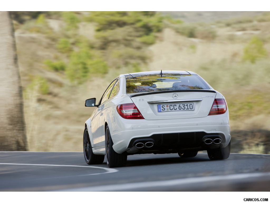 Mercedes-Benz C63 AMG Coupe (2012)  - Rear