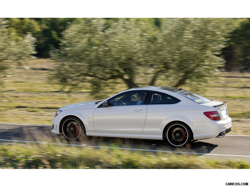 Mercedes-Benz C63 AMG Coupe (2012)  - Side