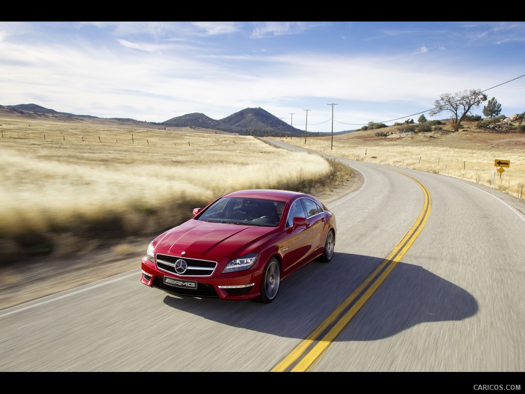 Mercedes-Benz CLS 63 AMG (2012)  - Front Angle 