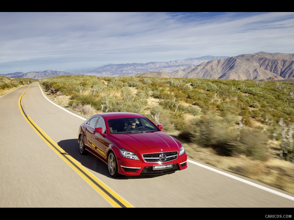 Mercedes-Benz CLS 63 AMG (2012)  - Front Angle 